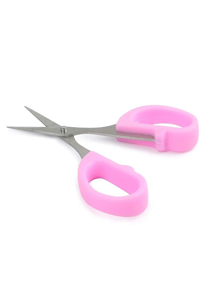 IGNOTO (Pack of 1) Scissor for Moustache Trimming, for Nose Hair Cutting, for Hair Cutting, for Kitchen Multipurpose Office Scissors (size: 11 cm)(Color: Assorted) - Image 3