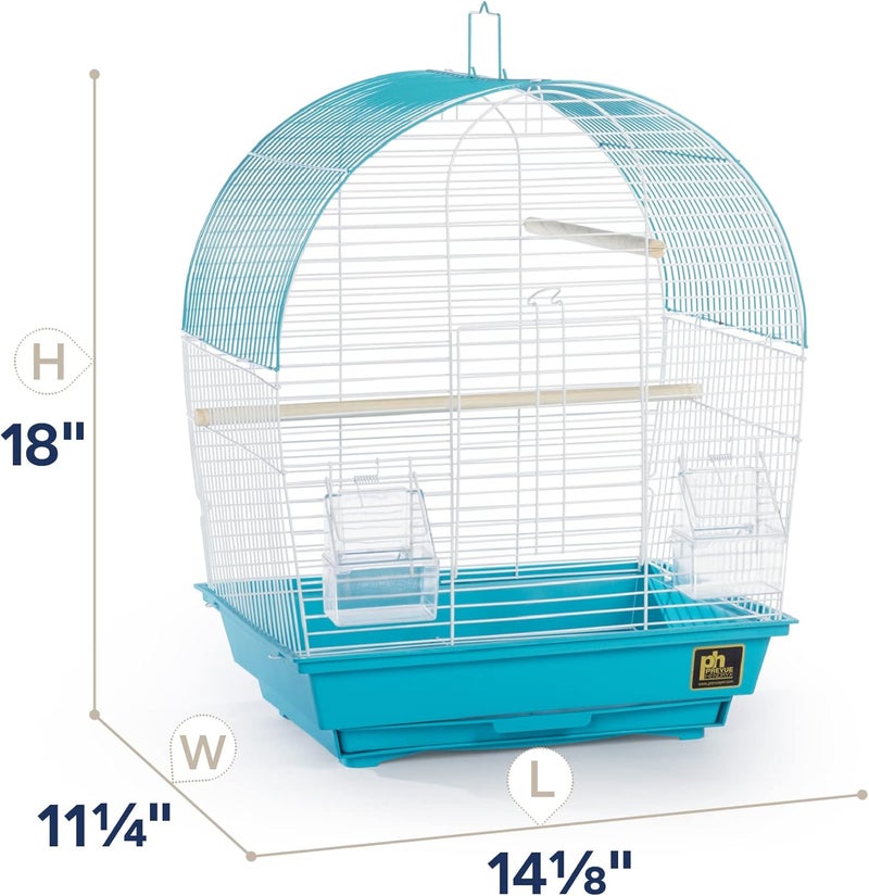 PH Prevue Hendryx قفص الطيور من Prevue Pet Products، نوع South Beach Dome Top، لون أزرق فاتح - Image 5