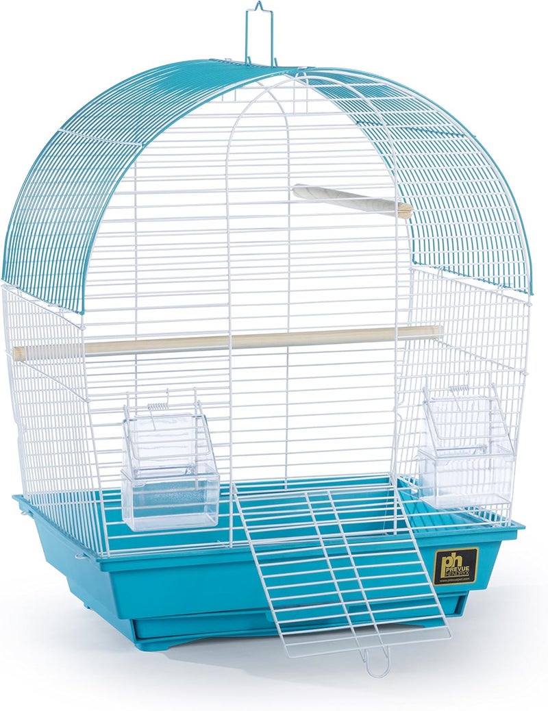 PH Prevue Hendryx قفص الطيور من Prevue Pet Products، نوع South Beach Dome Top، لون أزرق فاتح - Image 3