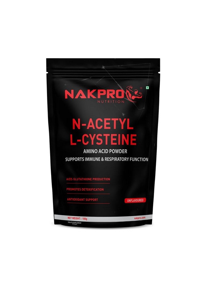 NAKPRO N-Acetyl-L-Cysteine Powder, 600mg | Support Cellular Antioxidant | Immune Health | NAC Supplement Powder (Unflavored, 100g) - Image 1