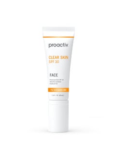 Proactiv Clear Skin Face Sunscreen Moisturizer With SPF 30 - Hydrating SPF Lotion And Sensitive Skin Sunscreen For Oily Skin And Acne-Prone Skin, Oil Free Matte Skincare Sunscreen, 1.5oz