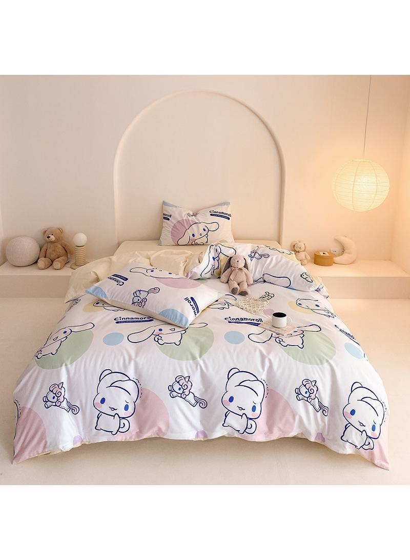 4-Piece Cinnamoroll Cotton Comfortable Set Fitted Sheet Set Children'S Day Gift Birthday Gift  - Image 1