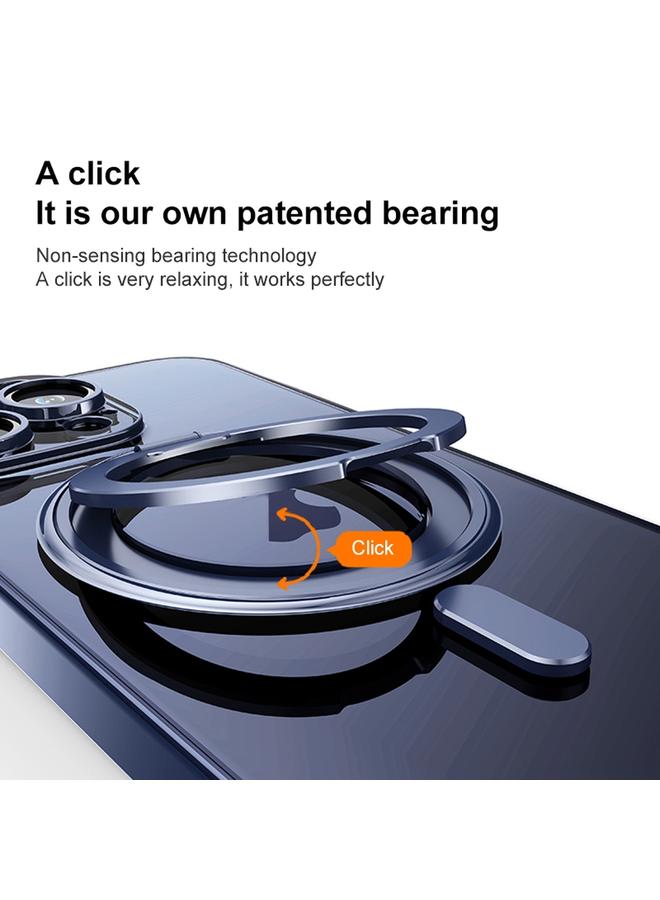 Zaboon Case For iPhone 13 Pro Max Plating PC 360 Ring Holder Magsafe Phone Case - Image 4