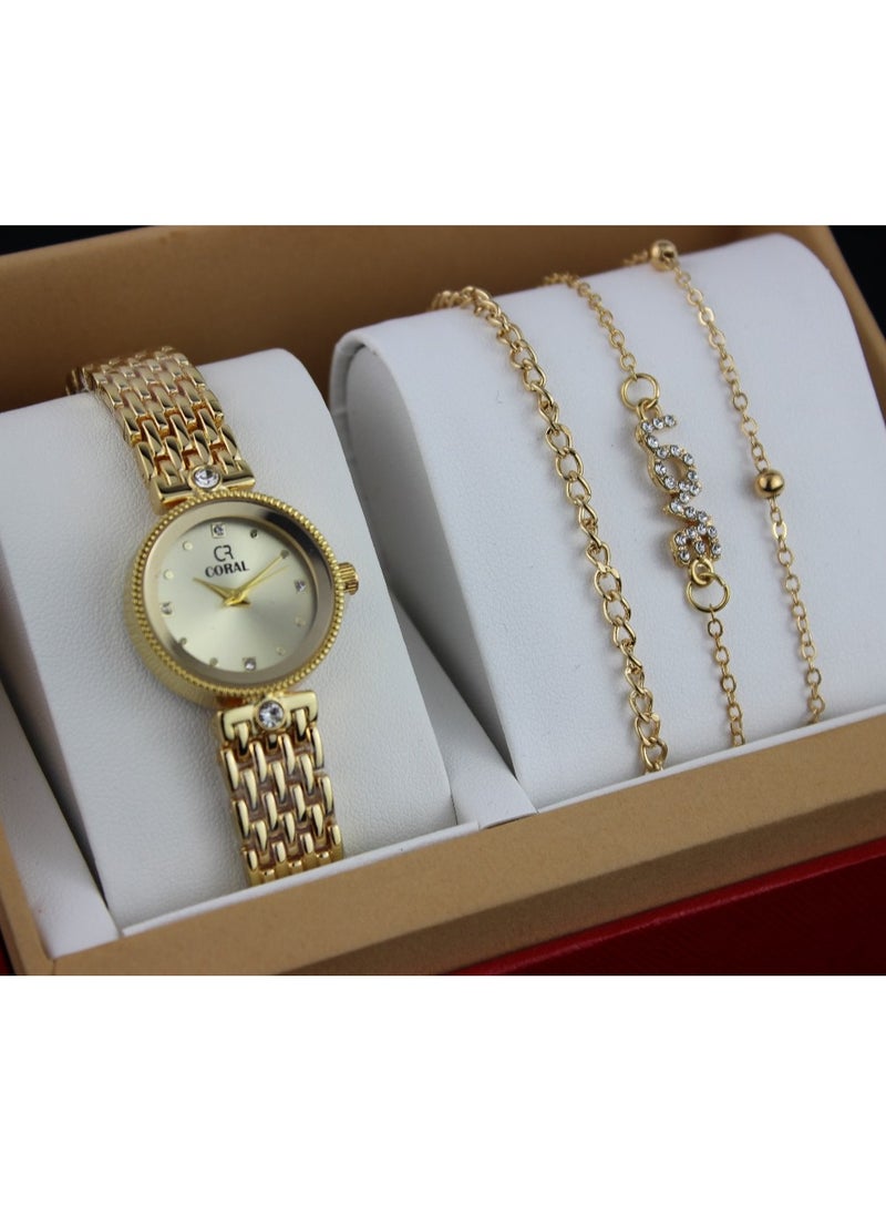 Reclaim with Argireline Women's evening watch set 