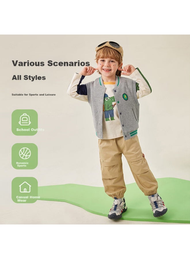 Mqdmini Boys' Vest, Spring Children's Waistcoat, Versatile Baby Sleeveless Jacket For Outdoor Wear And Layering, Lion Vest - Image 4