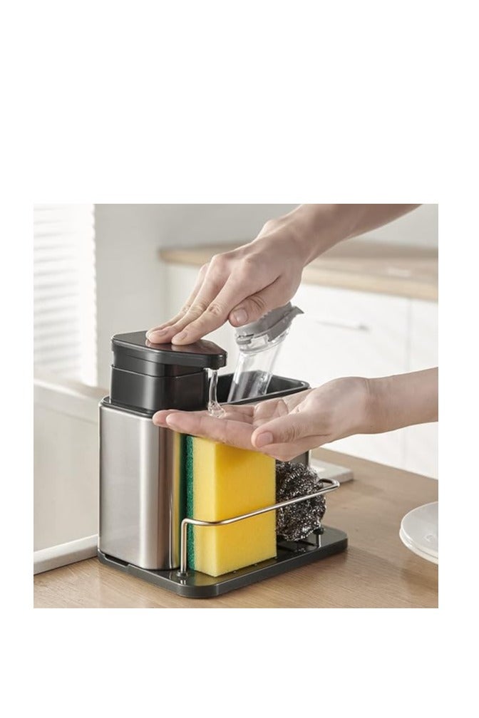 Dish Soap Pump Dispenser, Stainless Stee - Image 2