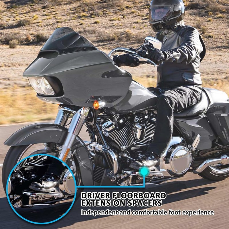 Wsays Driver Floorboard Extension Spacers for Harley - Image 4