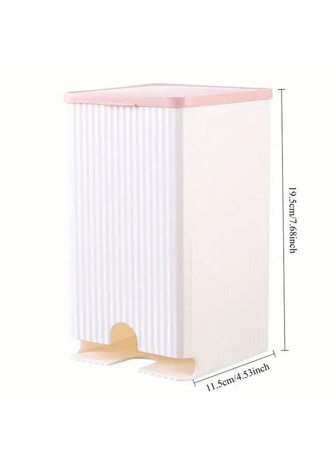 Light Green Wall Mounted Bathroom Organizer Sanitary Pad Storage Box Tissue Holder - Image 4