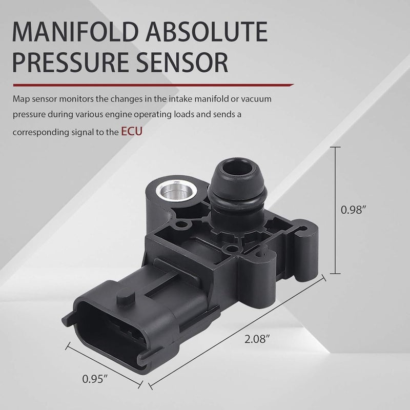 OTUAYAUTO 55573248 Map Manifold Absolute Pressure Sensor for Chevy and GMC Vehicles - Image 4