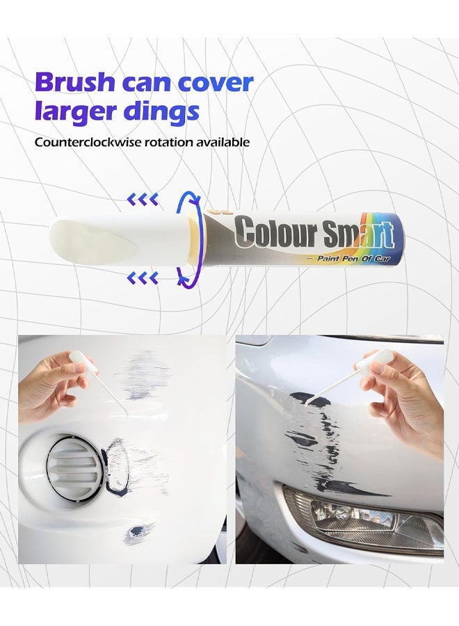 Touch Up Paint Pen,Car Paint Pen,Car Paint Scratch Repair,Car Accessories Car Scratch Remover Pen,Car Touch Up Paint,Car Paint Scratch Repair,Paint Pen for Cars Paint Scratch Repair (White) - Image 3