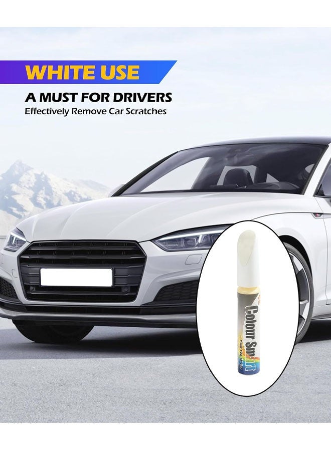 Touch Up Paint Pen,Car Paint Pen,Car Paint Scratch Repair,Car Accessories Car Scratch Remover Pen,Car Touch Up Paint,Car Paint Scratch Repair,Paint Pen for Cars Paint Scratch Repair (White) - Image 5