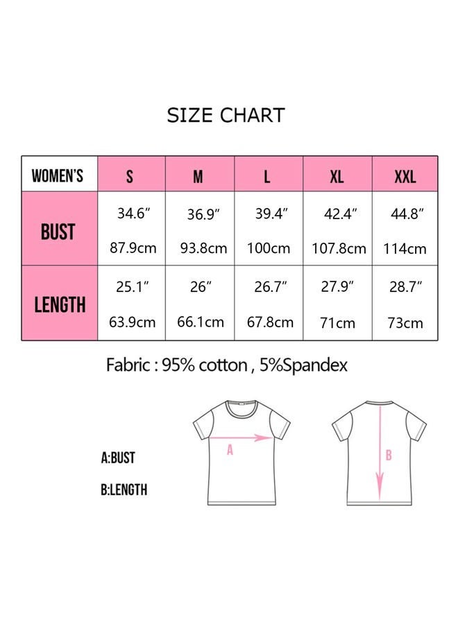 LOOKFACE Women Cute T Shirt Junior Tops Teen Girls Graphic Tees Black X-Large - Image 4