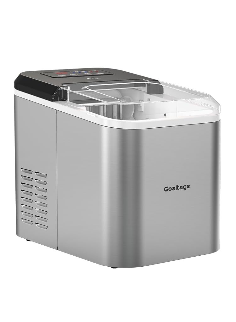 Goaltage ICM01 QuickFreeze Ice Maker with 1.6 L Capacity, Smart Control Panel and Low Energy Consumption Functionality