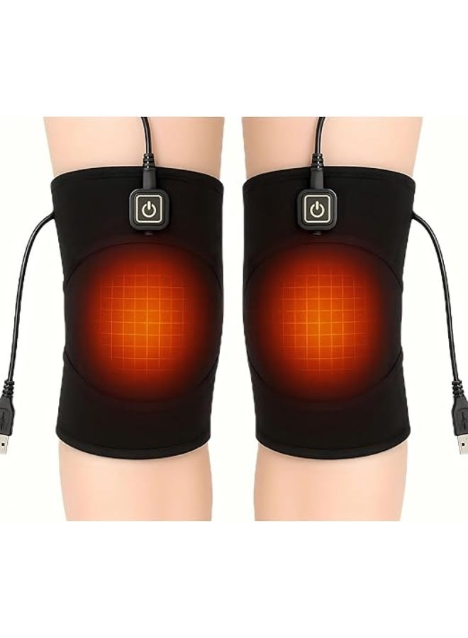 Multi-Use Electric Thermal Brace – Heated Knee, Elbow & Ankle, Adjustable for Pain Relief & Blood Circulation - Image 1
