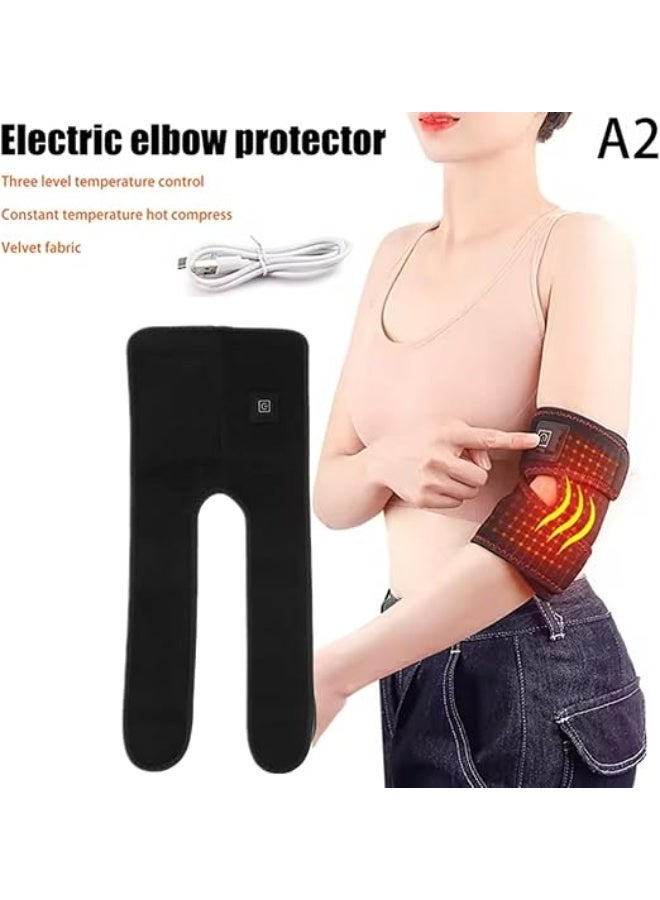 Multi-Use Electric Thermal Brace – Heated Knee, Elbow & Ankle, Adjustable for Pain Relief & Blood Circulation - Image 4