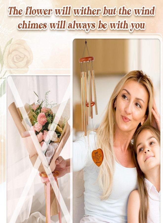 Damaigiift Aunt Gifts for Women, Gifts for Aunt from Niece, Wind Chime Birthday Gifts for Aunt, Unique Gifts for Aunt from Nephew, Aunt Garden Decor Gifts, Auntie Gifts for Mothers Day Christmas Thanksgiving - Image 3