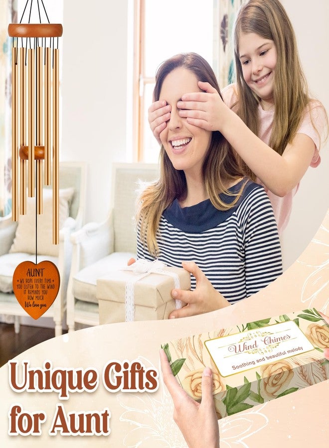 Damaigiift Aunt Gifts for Women, Gifts for Aunt from Niece, Wind Chime Birthday Gifts for Aunt, Unique Gifts for Aunt from Nephew, Aunt Garden Decor Gifts, Auntie Gifts for Mothers Day Christmas Thanksgiving - Image 2