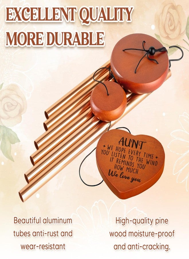 Damaigiift Aunt Gifts for Women, Gifts for Aunt from Niece, Wind Chime Birthday Gifts for Aunt, Unique Gifts for Aunt from Nephew, Aunt Garden Decor Gifts, Auntie Gifts for Mothers Day Christmas Thanksgiving - Image 5
