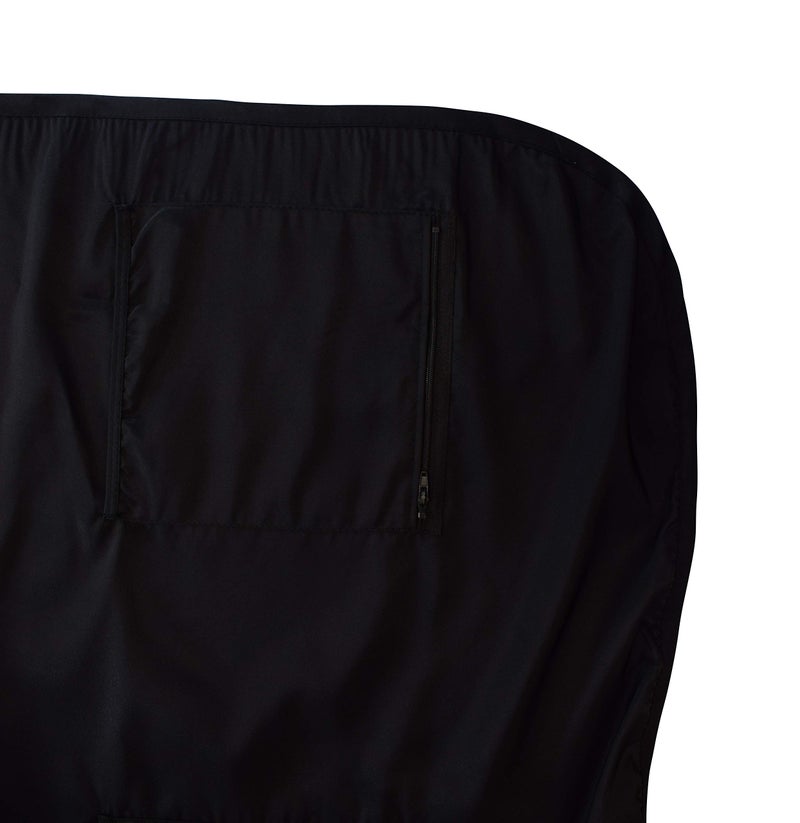 Betty Dain Luminous Salon Stylist Apron, Classic Design, Bottom Zipper Pockets, Adjustable Neck Strap, Lightweight, Water-Resistant Poly Nylon Blend Repels Hair, Easy Care, Black - Image 2