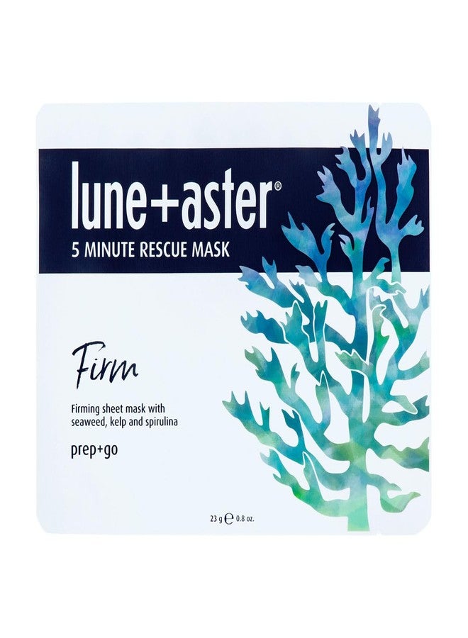 Lune+Aster 5 Minute Rescue Mask - Firm | Firming Sheet Mask with Seaweed, Kelp, and Spirulina. Made in Korea. - Image 1