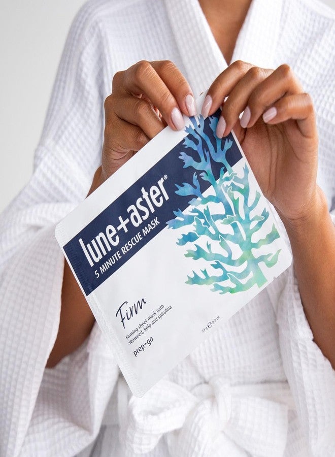 Lune+Aster 5 Minute Rescue Mask - Firm | Firming Sheet Mask with Seaweed, Kelp, and Spirulina. Made in Korea. - Image 3