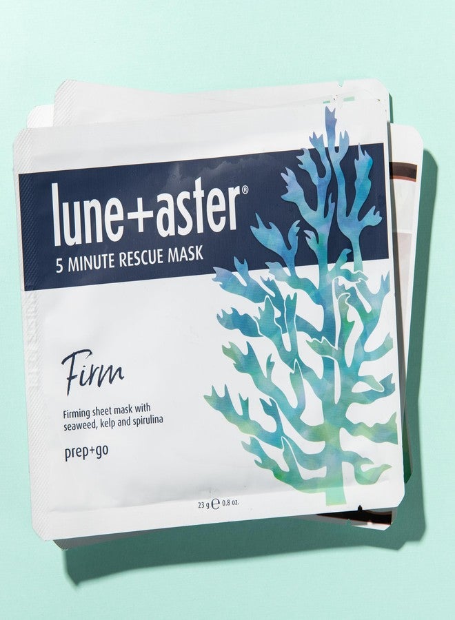 Lune+Aster 5 Minute Rescue Mask - Firm | Firming Sheet Mask with Seaweed, Kelp, and Spirulina. Made in Korea. - Image 4