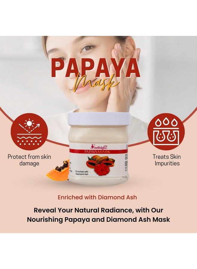 Feelhigh Face & Body Fruit Scrub & Papaya Mask- Skin care/facial Products (2 Items in the set) - Image 3