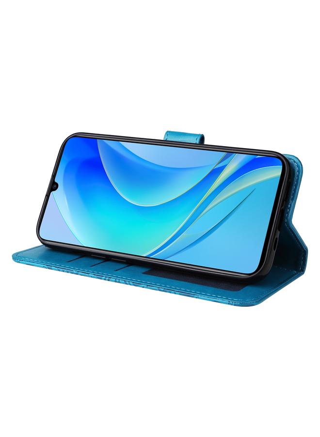 Zaboon Case For Huawei nova Y70 / Y70 Plus / Enjoy 50 Embossed Sunflower Leather Phone Case - Image 5