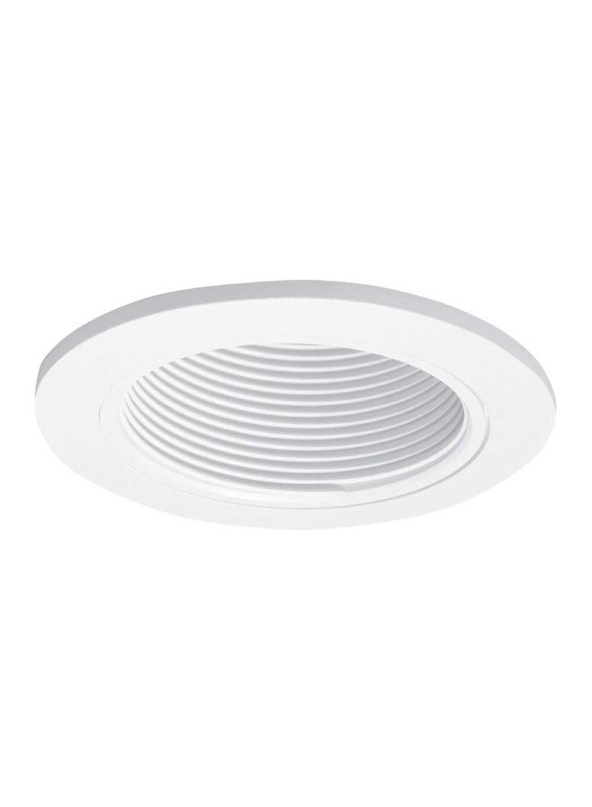 HALO 993W, 4" Trim Coilex Baffle White Trim with White Baffle - Image 1