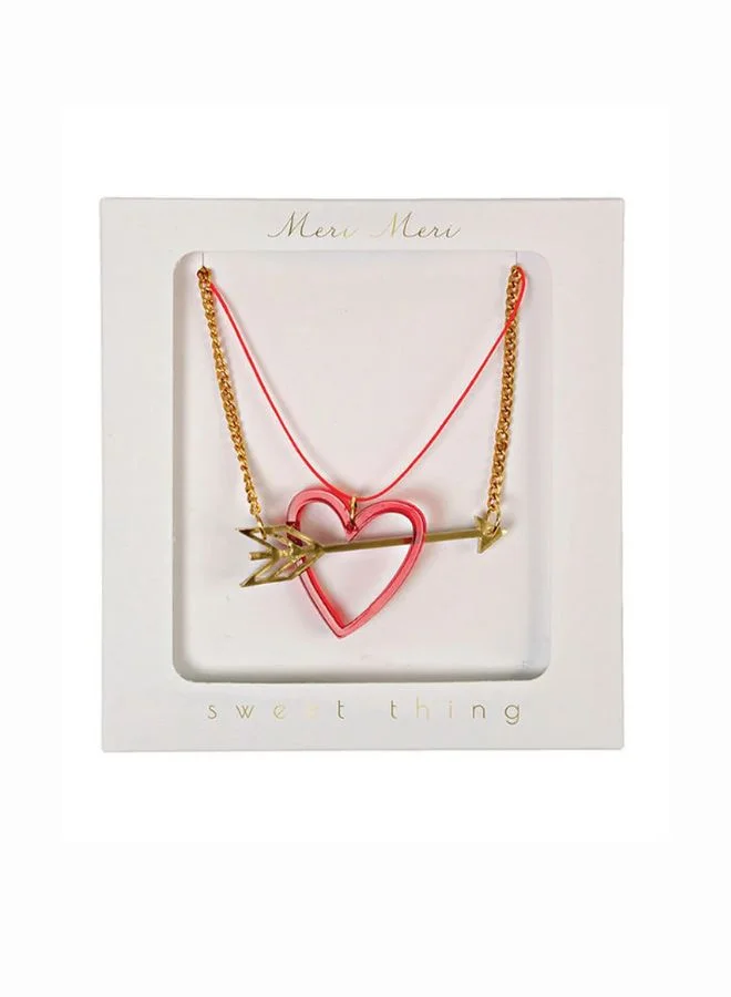 ميري ميري Heart & Arrow Necklace