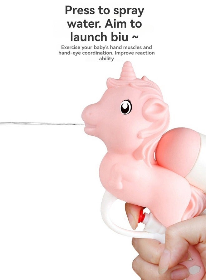 UETEEY Unicorn Squirt Water Guns for kids Cartoon Mini Squirt Pistol Water Guns for Kids Toddlers Summer Fighting Game and Unicorn Toy for Pool Outside Backyard Pool Beach Party  - Image 4