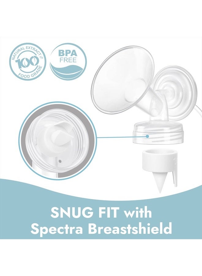 Papablic [6-Count] Papablic Duckbill Valves for Spectra and Medela, Replaceable Duckbill Valves for Spectra S1 Spectra S2 valves and Medela Pump in Style, BPA/DEHP Free White - Image 3