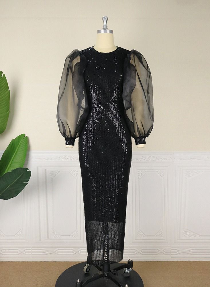 Loquat Fashionable And Generous Dress Black  - Image 2