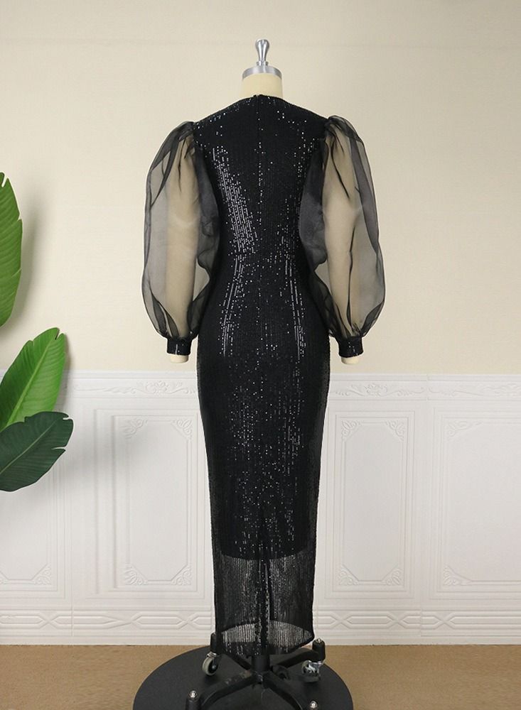 Loquat Fashionable And Generous Dress Black  - Image 3