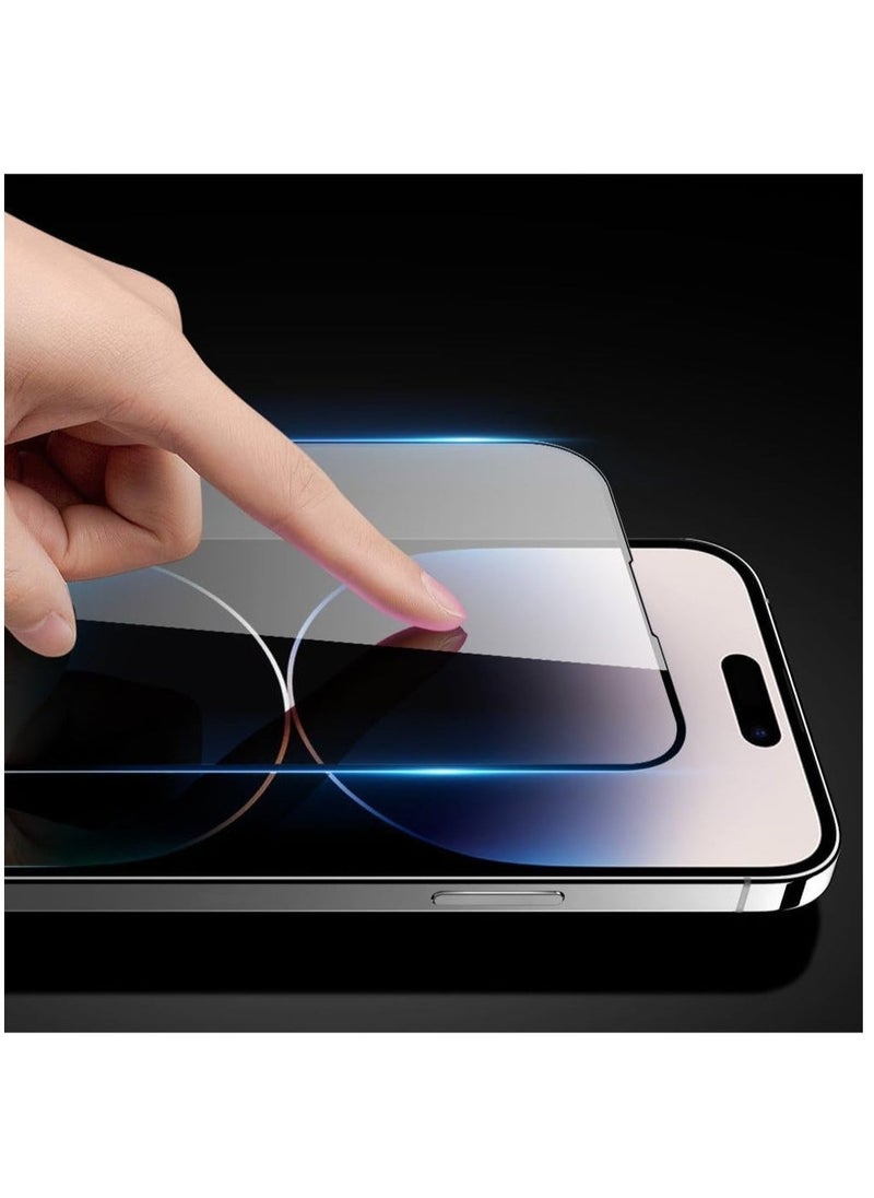 Raxoom Glass for iPhone 15 Pro Max Screen Protector Tempered Glass Full Glue Edge-to-Edge Screen Protector for iPhone 15 Pro Max (2023) - Image 3