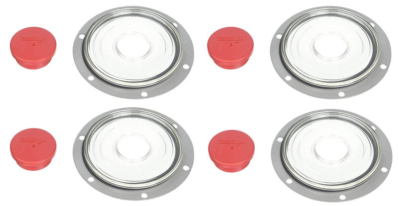Torque 4 Pack of TORQUE Hubcap 3595995 Hub Cap Window Kit for 4009 (Replaces Stemco 359-5995) (4 x TR3595995) - Image 1
