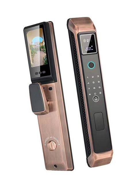 Smart Lock Calon suitable for all doors works with fingerprint, password, key and blade and can be controlled through mobile