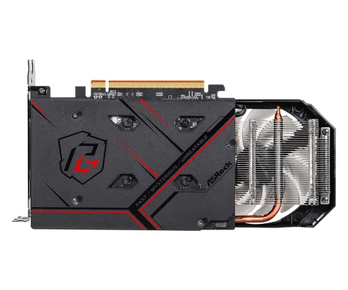 ASRock AMD Radeon RX 6500 XT Phantom Gaming D 4GB OC GDDR6 0dB Silent Cooling 18 Gbps 64-bit 7680 x 4320 Graphics Card Dual Fan HDMI DisplayPort - Image 4