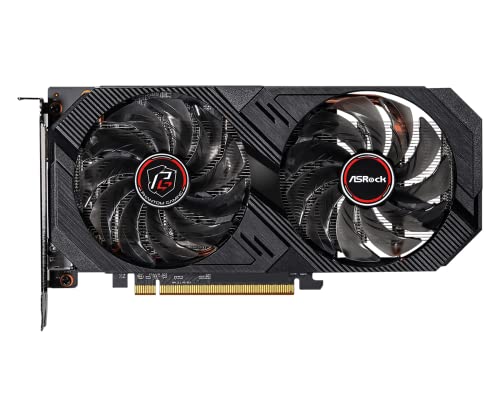 ASRock AMD Radeon RX 6500 XT Phantom Gaming D 4GB OC GDDR6 0dB Silent Cooling 18 Gbps 64-bit 7680 x 4320 Graphics Card Dual Fan HDMI DisplayPort - Image 2