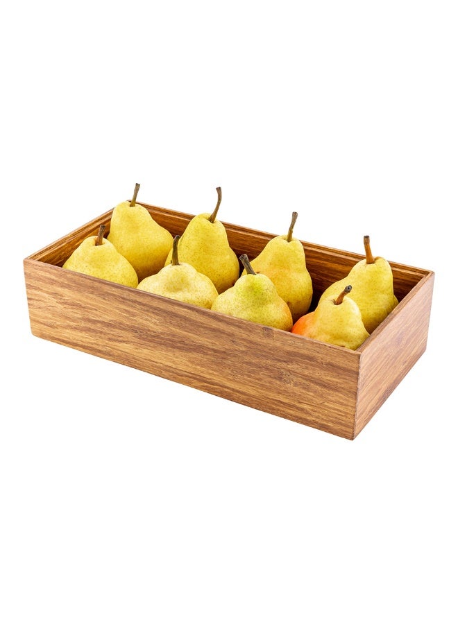 Restaurantware حاوية توابل من الخيزران 13 بوصة × 6.5 بوصة × 3 بوصة، صندوق توابل عميق - كبير جداً، لا يتشقق، صندوق تنظيم من الخيزران، للتوابل، التوابل، والصلصات - Image 1