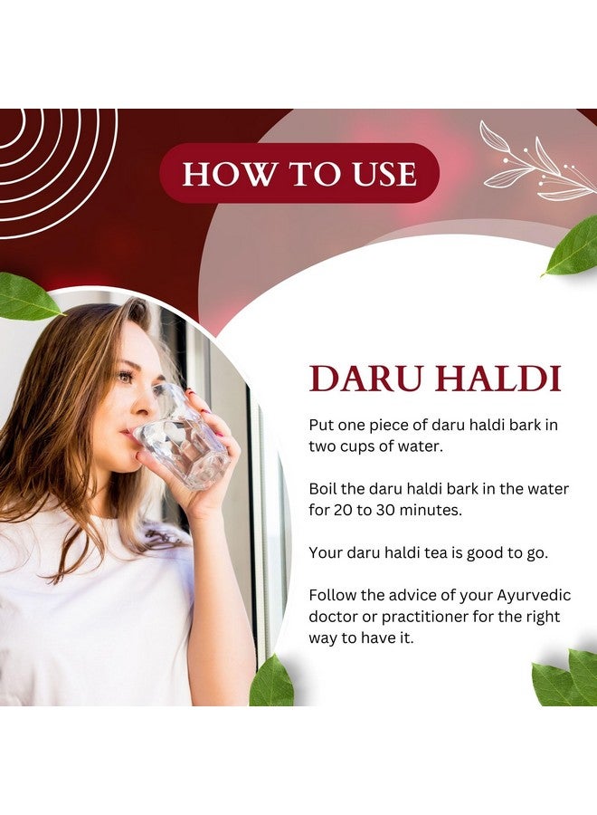 BrijBooti Daru Haldi Bark - (100 Gm) | Berberis aristata | Indian Barberry Daru Haldi Chaal - Image 4