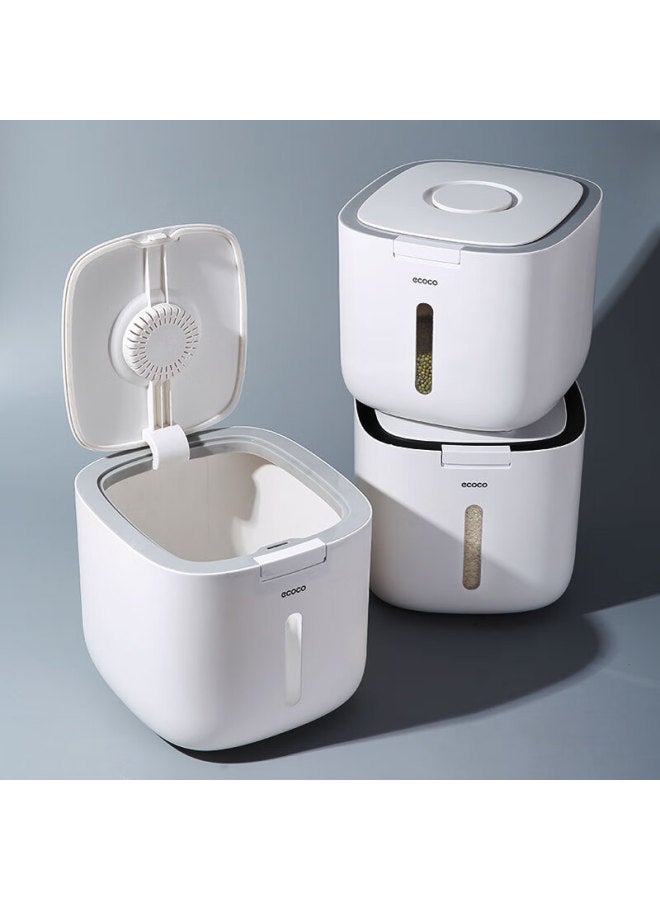 Ecoco Italian Cocoa Ecoco Rice Container, Insect-proof Rice Storage Box, Rice Storage Bin, Flour Storage Jar, Food-grade Storage Container, E2029 - Image 4