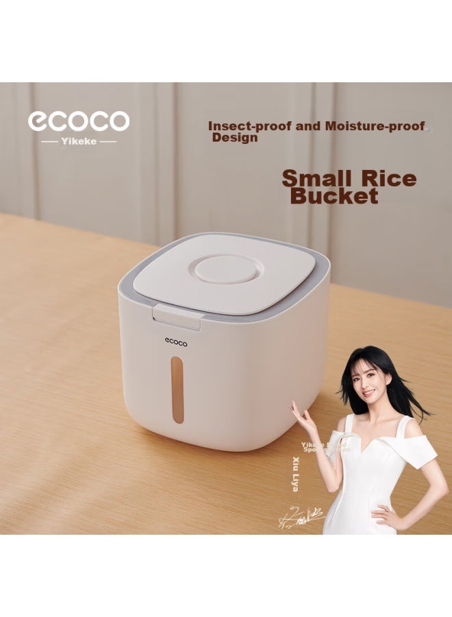 Ecoco Italian Cocoa Ecoco Rice Container, Insect-proof Rice Storage Box, Rice Storage Bin, Flour Storage Jar, Food-grade Storage Container, E2029 - Image 1