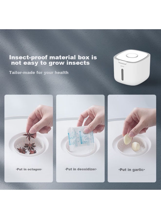 Ecoco Italian Cocoa Ecoco Rice Container, Insect-proof Rice Storage Box, Rice Storage Bin, Flour Storage Jar, Food-grade Storage Container, E2029 - Image 3