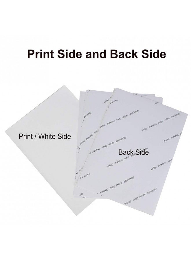 HUTU Printable Heat Transfer Vinyl Paper Inkjet Printer Iron on HTV for Dark Fabrics or T-shirts, A4 Size Pack of 10 - Image 1