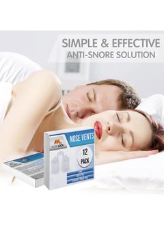 Mobi Lock Nose Vent Sinus Relief Dilator (Pack of 12 Large Size) Soft Vents - A Simple Solution for Nasal Snorers - Reusable Snoring Device to enjoy a peaceful night's sleep - by Mobi Lock  - Image 3