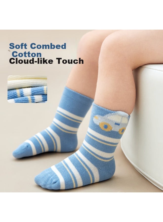 Barbie Infant Short Socks Newborn Cotton Socks Spring Autumn 0-6 Months Baby Boys Class A Non-binding Winter Long Tube Socks - Image 1