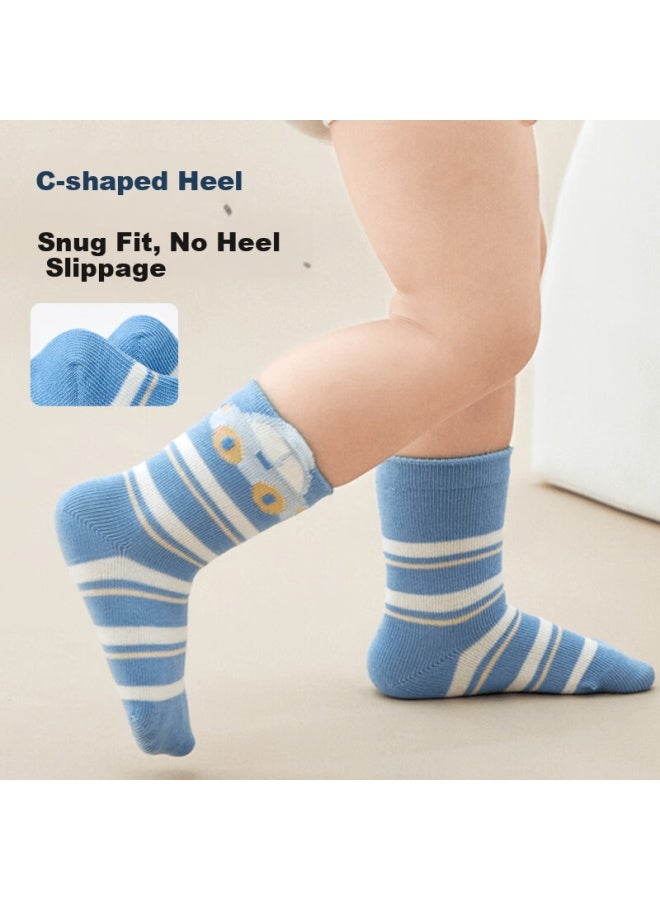 Barbie Infant Short Socks Newborn Cotton Socks Spring Autumn 0-6 Months Baby Boys Class A Non-binding Winter Long Tube Socks - Image 2
