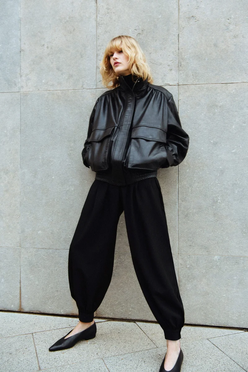 H&M Pleated balloon trousers