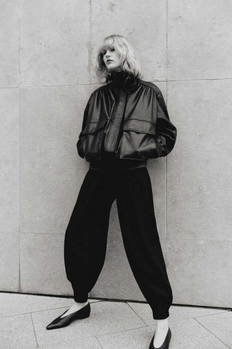 H&M Pleated balloon trousers